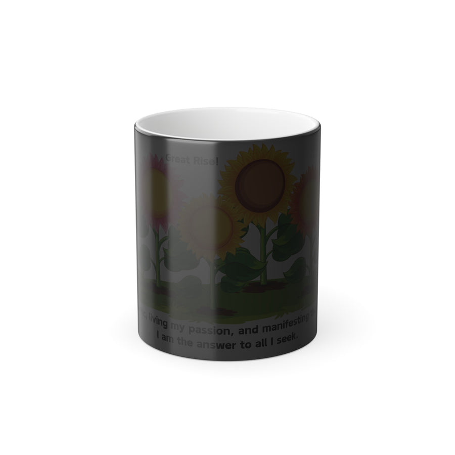 Sunflower Sunrise Color-Changing Affirmation Mug