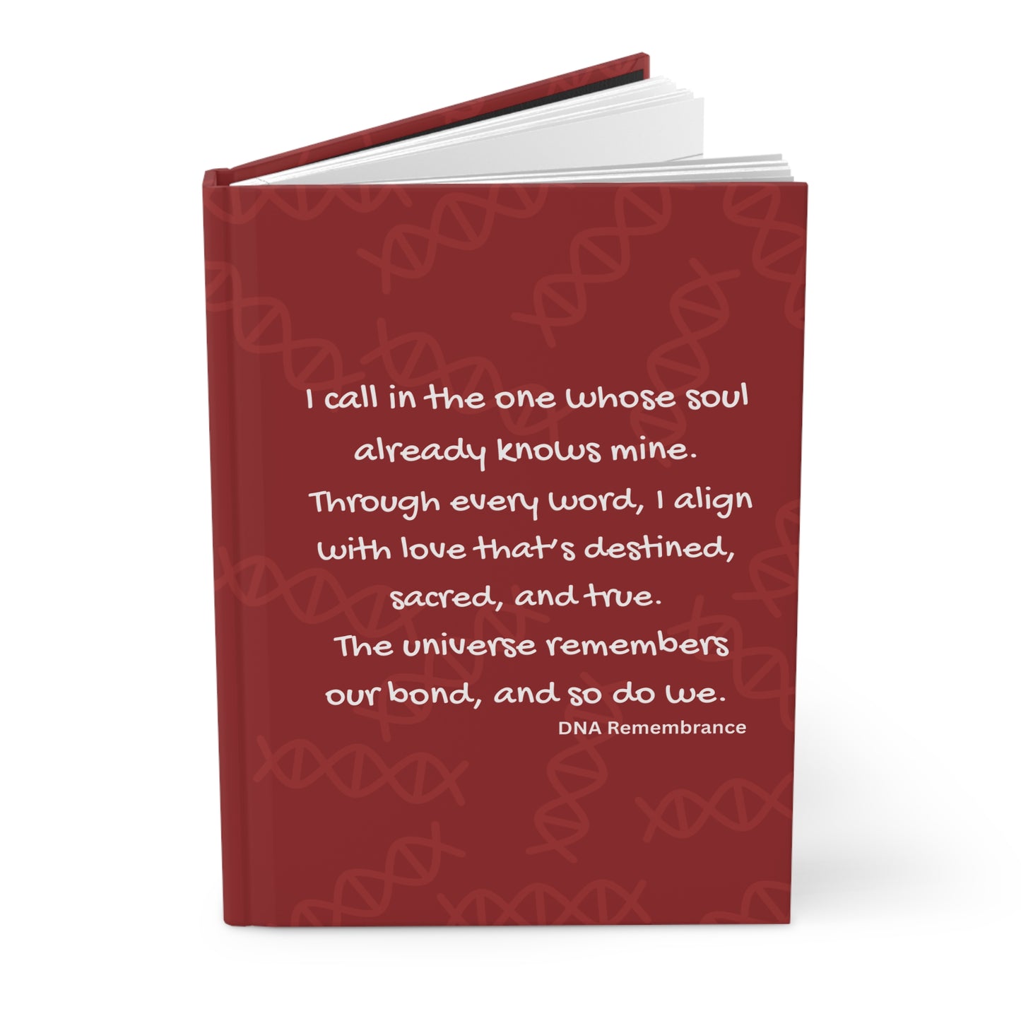 Your Soul Knows Mine: Red Hardcover Manifestation Journal