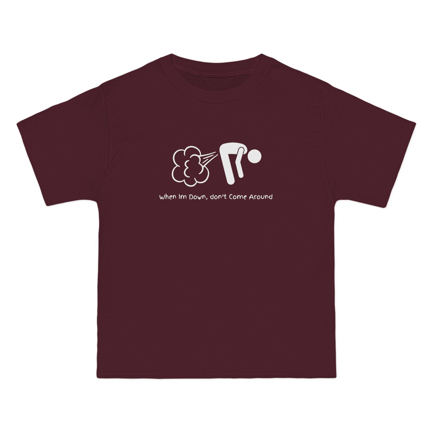 When Down Baggy Unisex T-Shirt – 100% Cotton