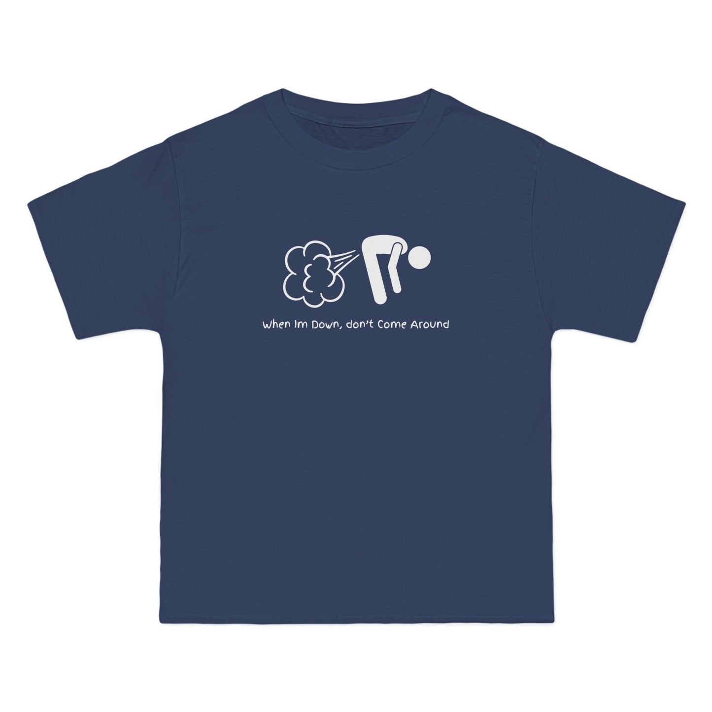 When Down Baggy Unisex T-Shirt – 100% Cotton