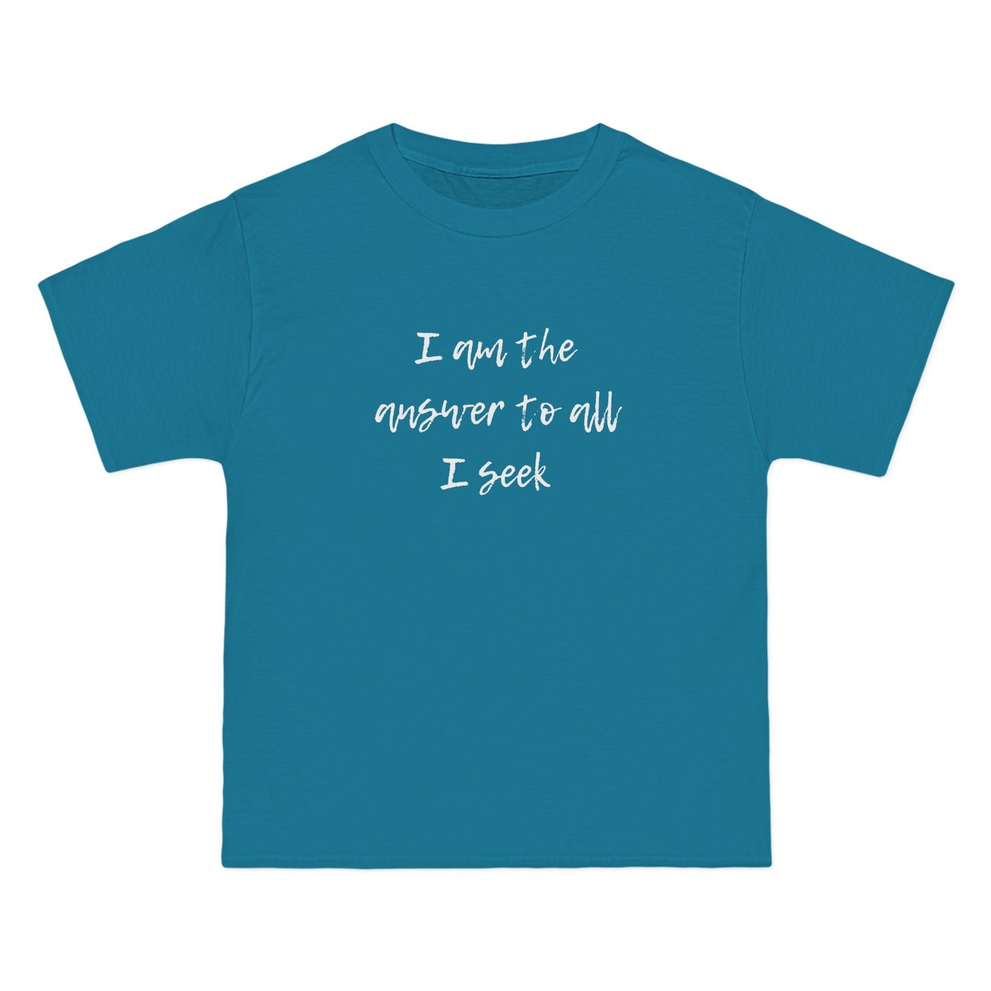 I Am the Answer Unisex T-Shirt – 100% Cotton Beefy-T® Short Sleeve
