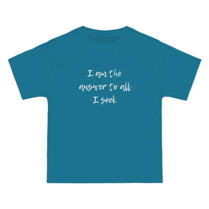 I Am the Answer Unisex T-Shirt – 100% Cotton Beefy-T® Short Sleeve