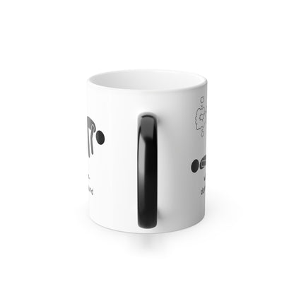 When I'm Down... (Black Print) Funny Color-Changing Mug