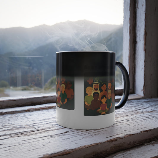 We Are Interconnected Color-Changing Affirmation Mug