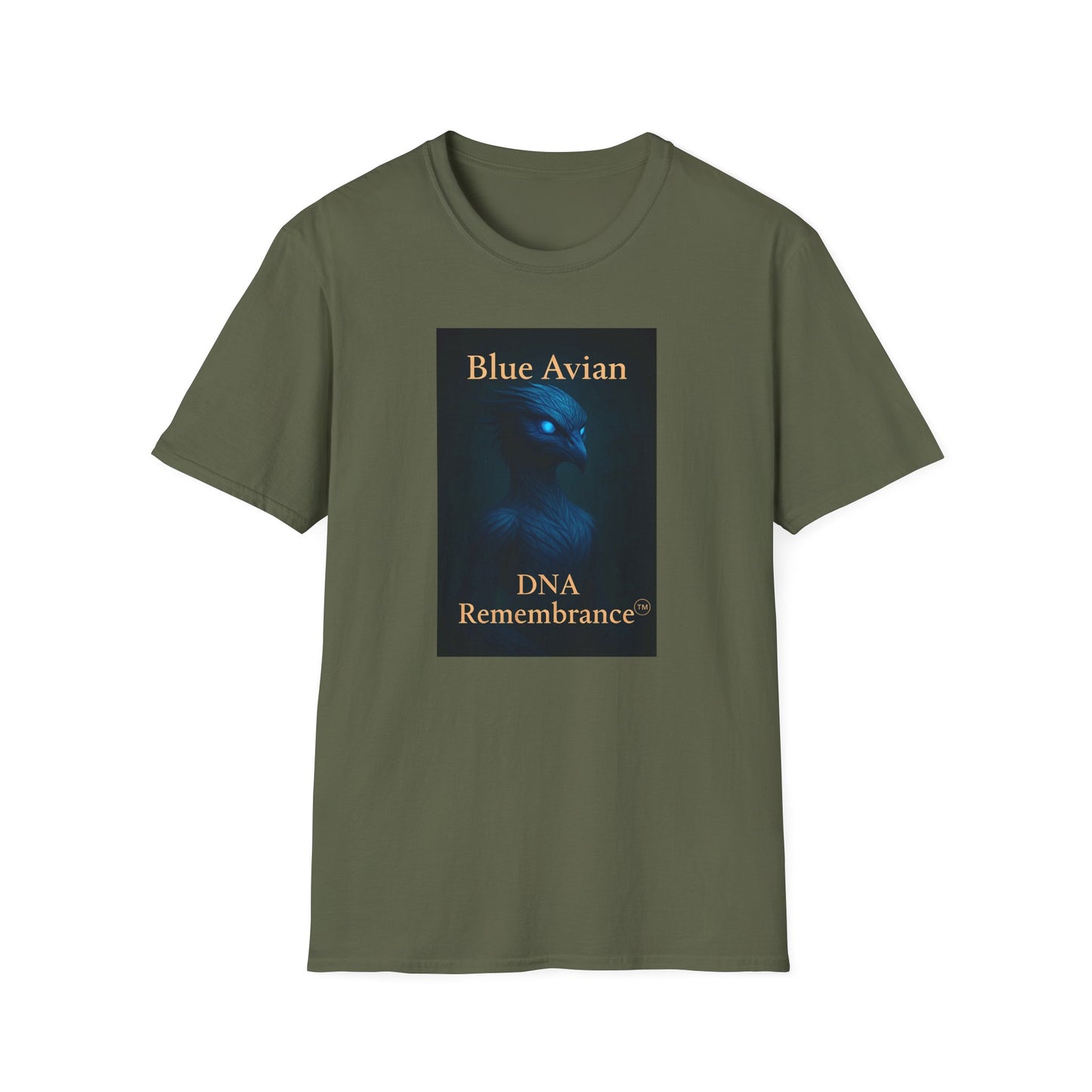 Blue Avian Wide Eye | Unisex T-Shirt - 100% Cotton