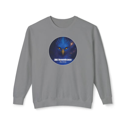 Blue Avian Starseed Sweatshirt – 100% Cotton