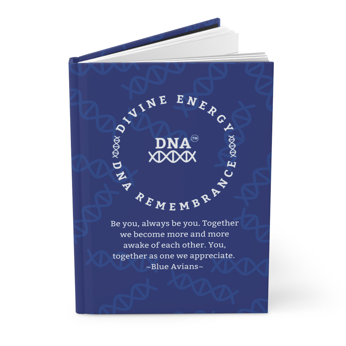 Indigo Hardcover Journal with Spiritual Message