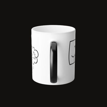 Let It Go and Fart (Black Print) Sarcastic and Funny Color-Changing Mug