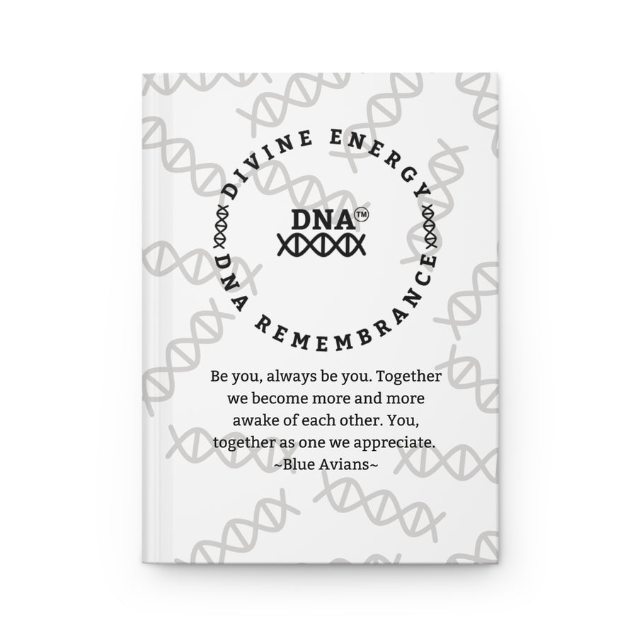 White Hardcover Journal with Spiritual Message