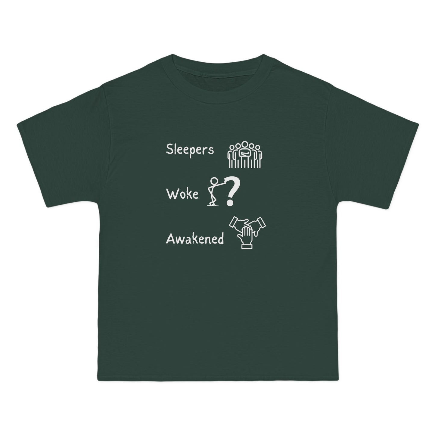 Awakened Stages Baggy Unisex T-Shirt – 100% Cotton