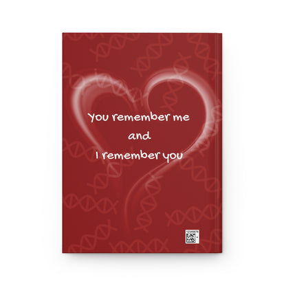 Your Soul Knows Mine: Red Hardcover Manifestation Journal