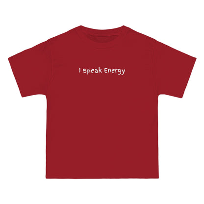 I Speak Energy Baggy Unisex T-Shirt – 100% Cotton