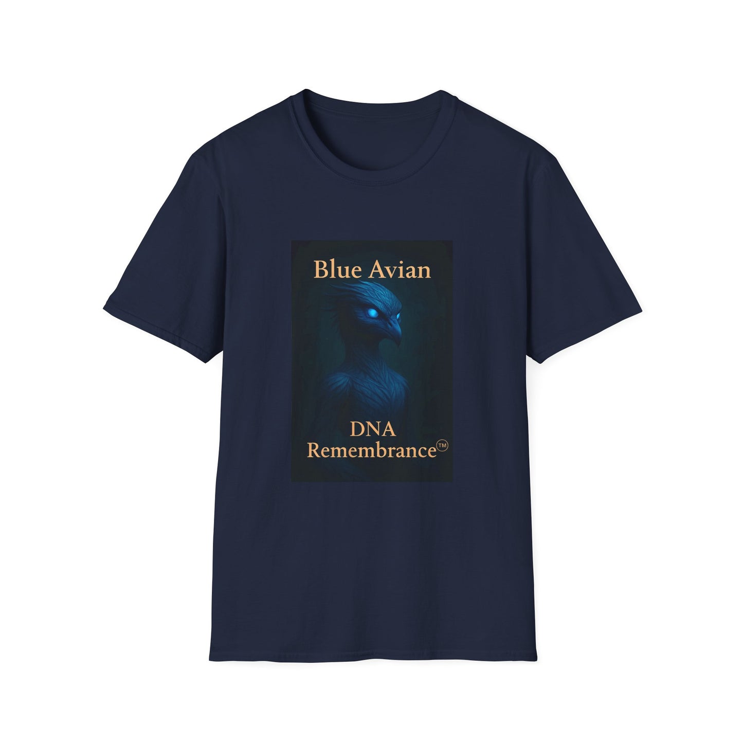 Blue Avian Wide Eye | T-Shirt - 100% Cotton
