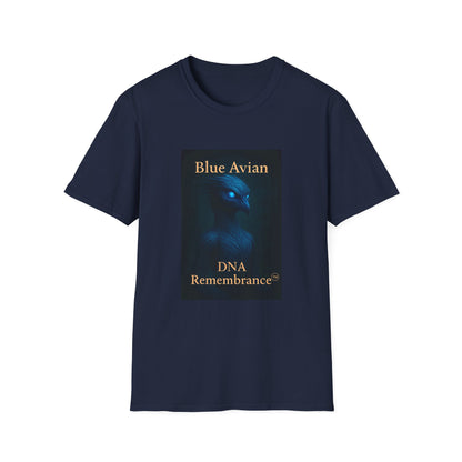 Blue Avian Wide Eye | T-Shirt - 100% Cotton