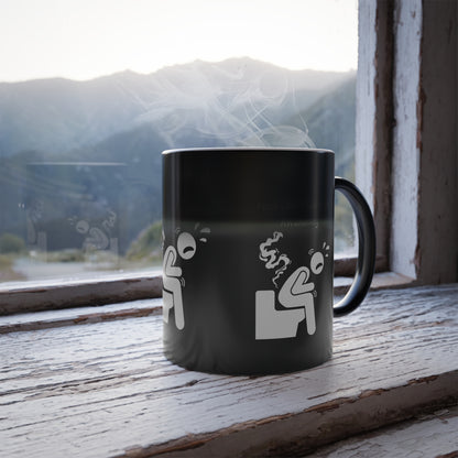 Like a Spiritual Awakening (White Print) Funny Color-Changing Mug
