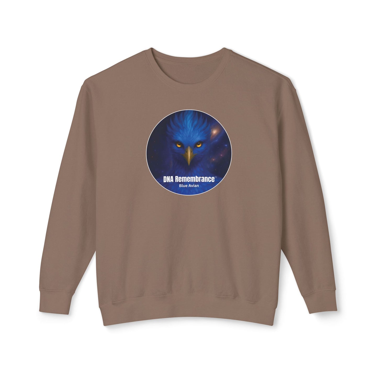 Blue Avian Starseed Sweatshirt – 100% Cotton
