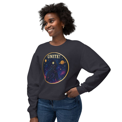 Unite Divine Fem Lightweight Unisex Sweatshirt – 100% Cotton