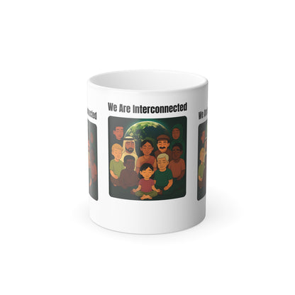 We Are Interconnected Color-Changing Affirmation Mug