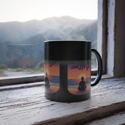 Breathe and Let Go Color-Changing Affirmation Mug