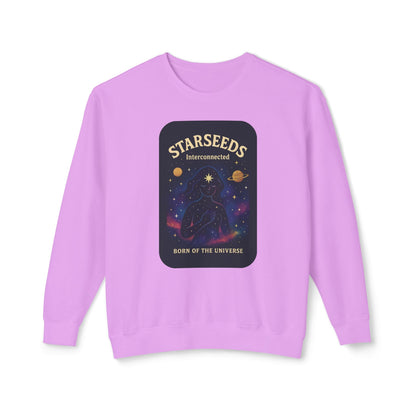 Starseeds Fem Lightweight Unisex Sweatshirt – 100% Cotton