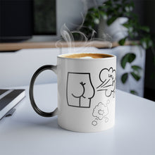 Let It Go and Fart (Black Print) Funny Color-Changing Mug