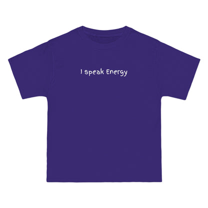 I Speak Energy Baggy Unisex T-Shirt – 100% Cotton