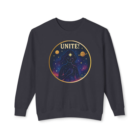 Unite Divine Fem Lightweight Unisex Sweatshirt – 100% Cotton