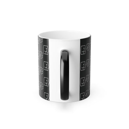 Let It Go and Fart (White Print) Sarcastic and Funny Color-Changing Mug