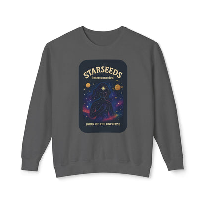 Starseeds Fem Lightweight Unisex Sweatshirt – 100% Cotton