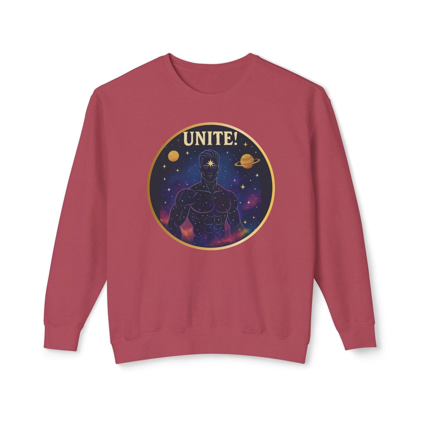 Unite Divine Masc Lightweight Unisex Sweatshirt – 100% Cotton