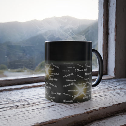 I Choose Me (White Print) Color-Changing Affirmation Mug