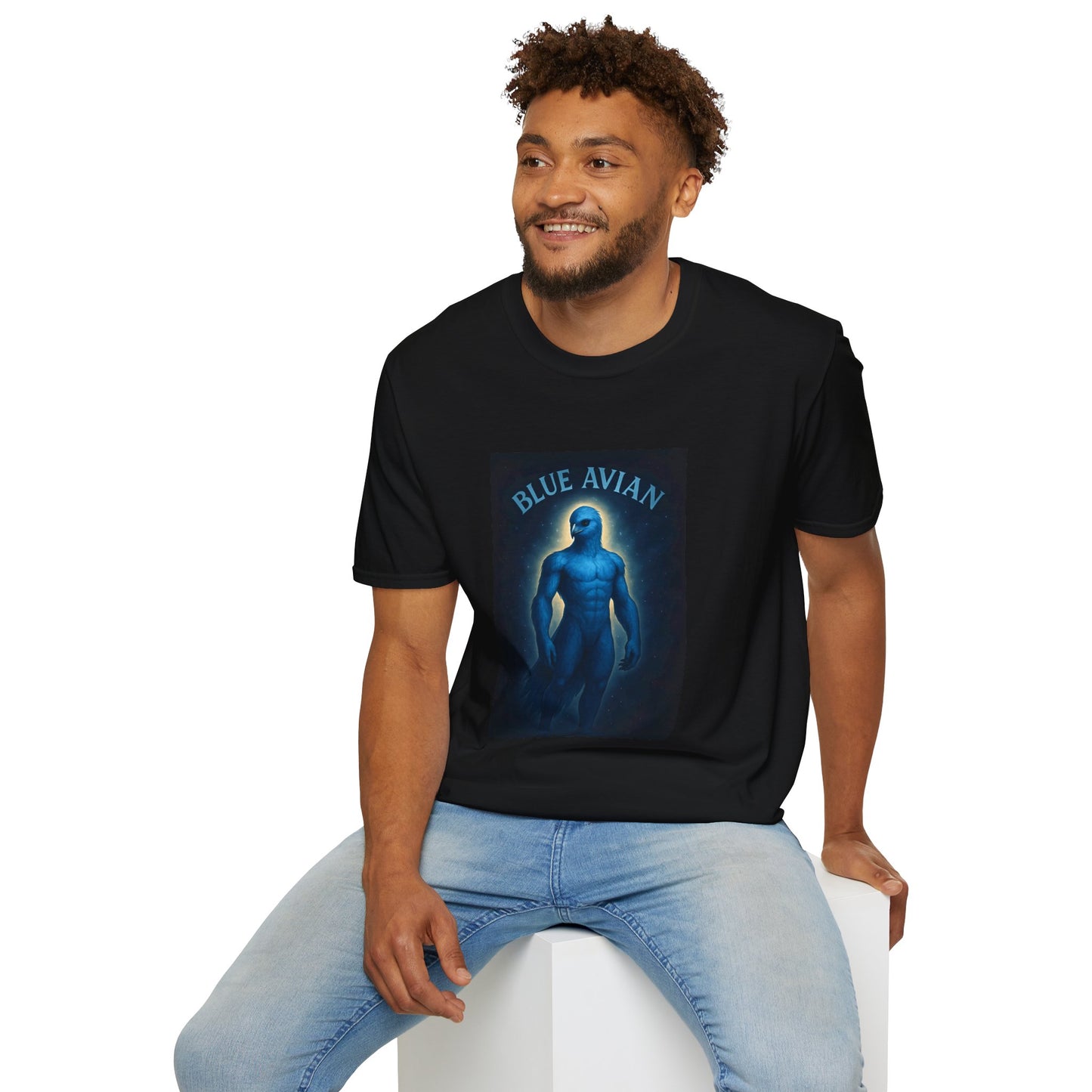 Blue Avian Power Unisex T-Shirt - 100% Cotton