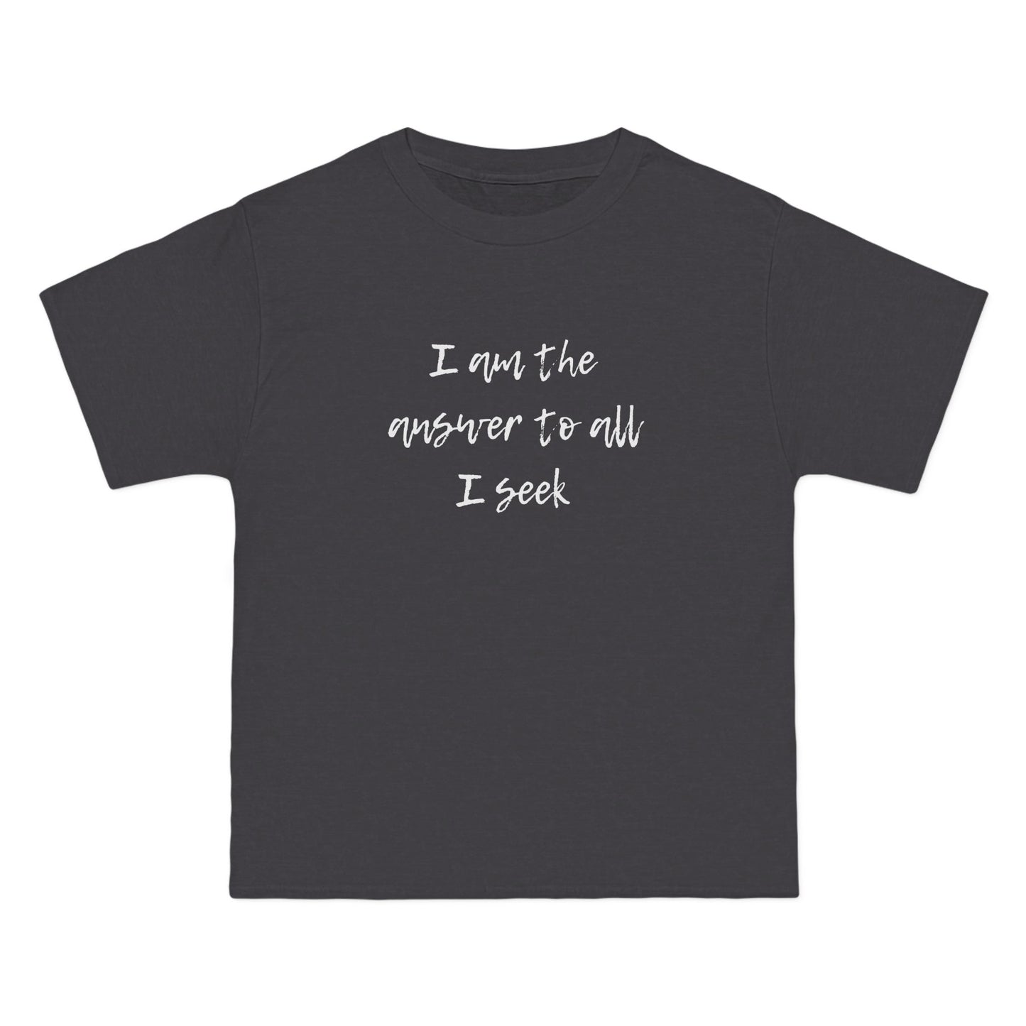 I Am the Answer Unisex T-Shirt – 100% Cotton Beefy-T® Short Sleeve