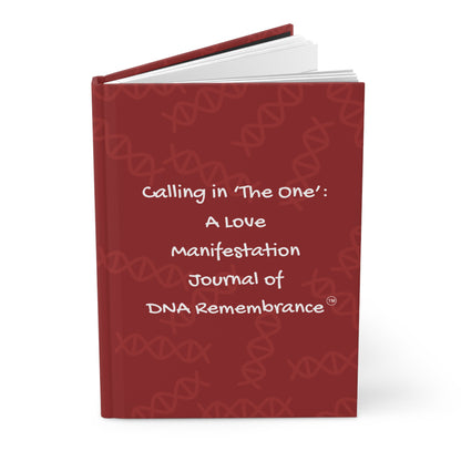 Calling In the One: Red Hardcover Manifestation Journal