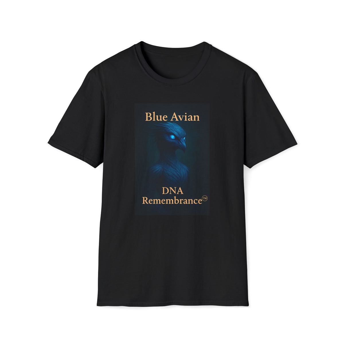 Blue Avian Wide Eye Unisex T-Shirt - 100% Cotton