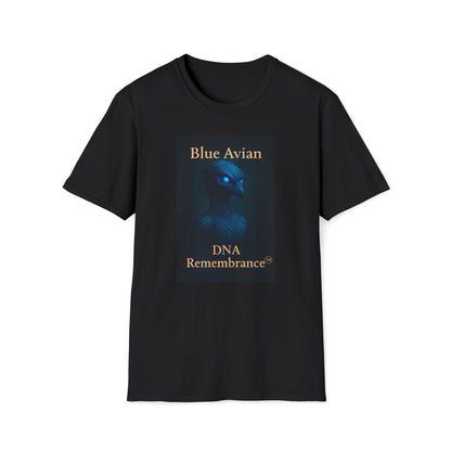 Blue Avian Wide Eye Unisex T-Shirt - 100% Cotton