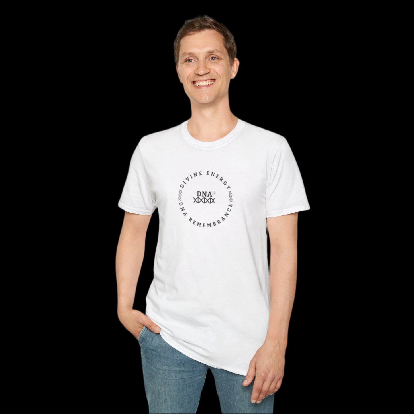 Divine Energy & DNA Remembrance Logo Unisex T-Shirt – 100% Cotton