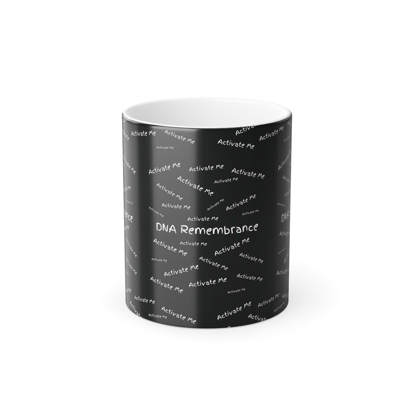 Activate Me DNA Remembrance (White Print) Color-Changing Affirmation Mug