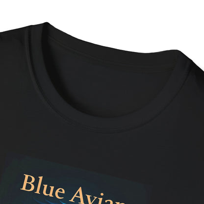 Blue Avian Wide Eye | Unisex T-Shirt - 100% Cotton