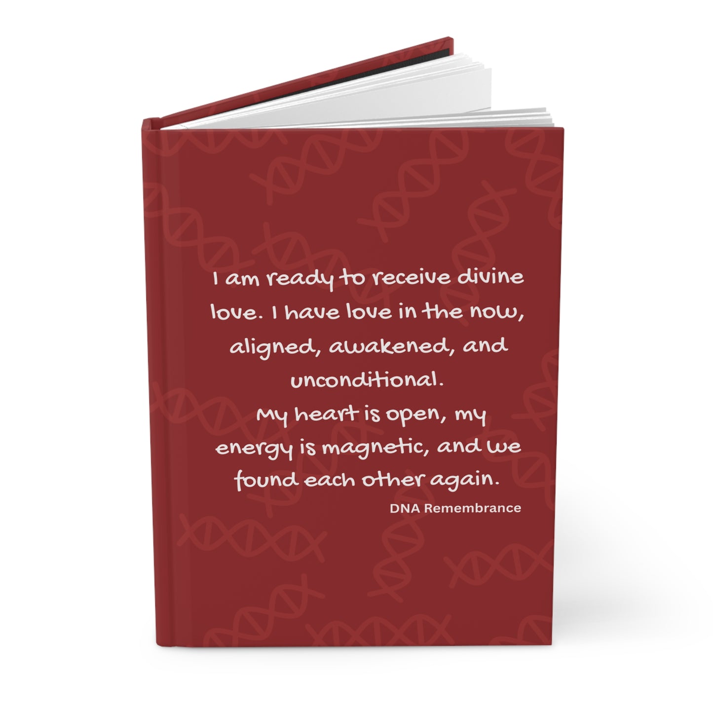 Found Each Other Again: Red Hardcover Manifestation Journal