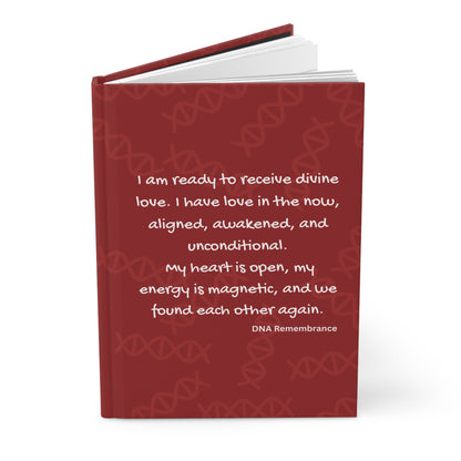 Found Each Other Again: Red Hardcover Manifestation Journal