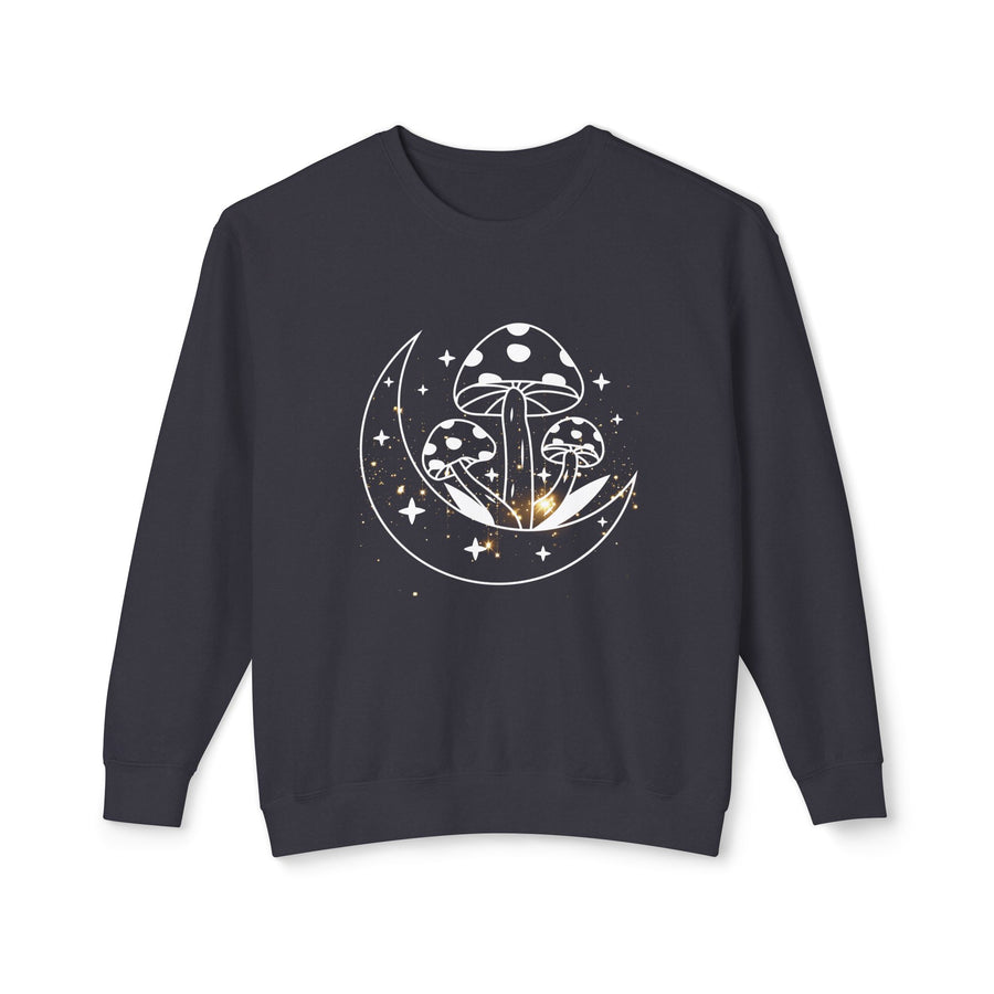Mushroom Lightweight Unisex Sweatshirt - 100% Cotton