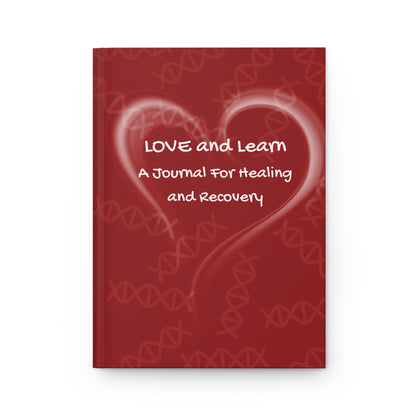 Love and Learn: Red Hardcover Journal