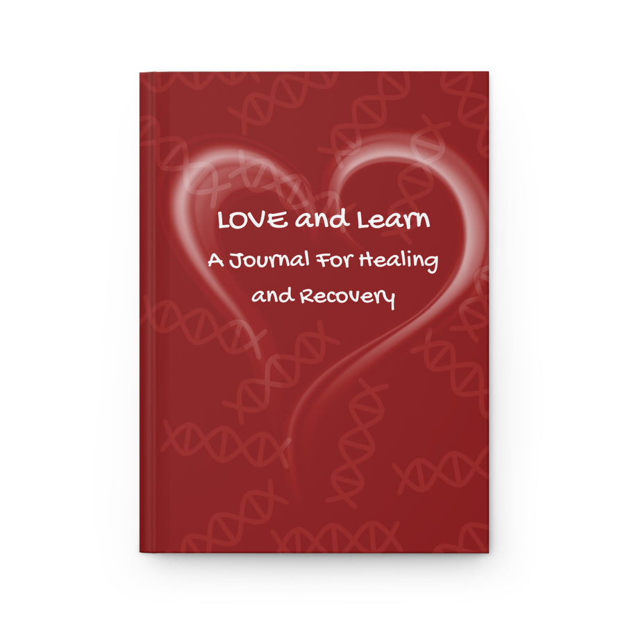 Love and Learn: Red Hardcover Journal