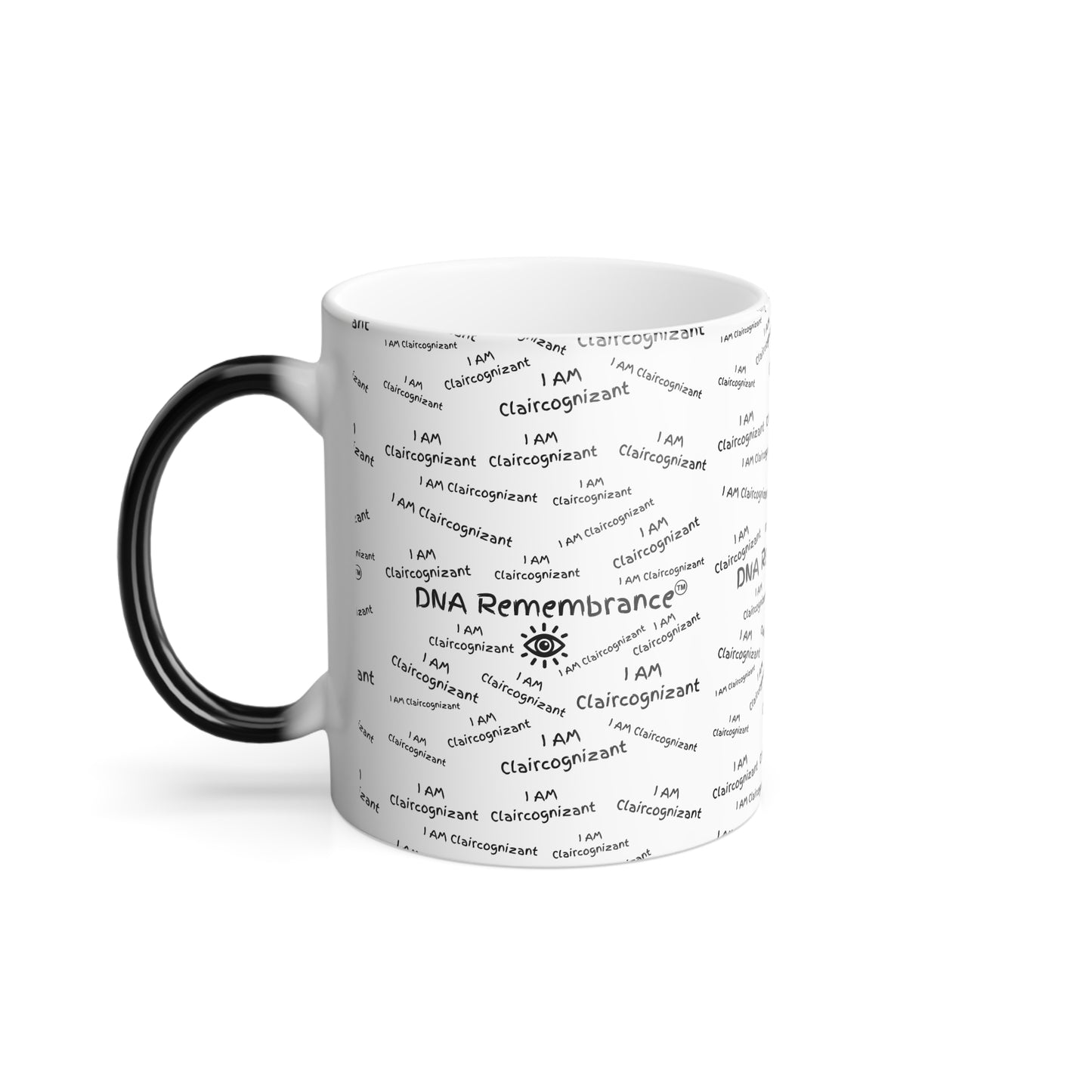 I AM Claircognizant (Black Print) Color-Changing Affirmation Mug