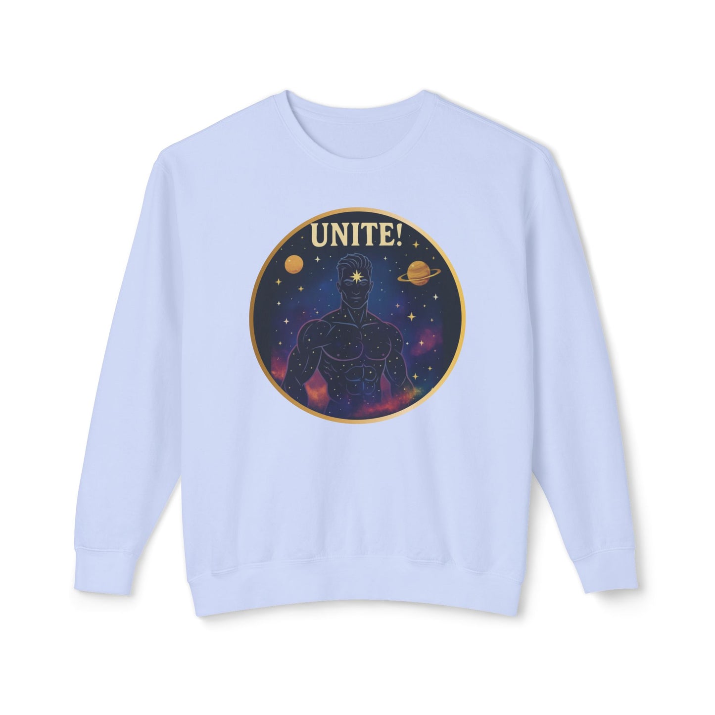 Unite Divine Masc Lightweight Unisex Sweatshirt – 100% Cotton