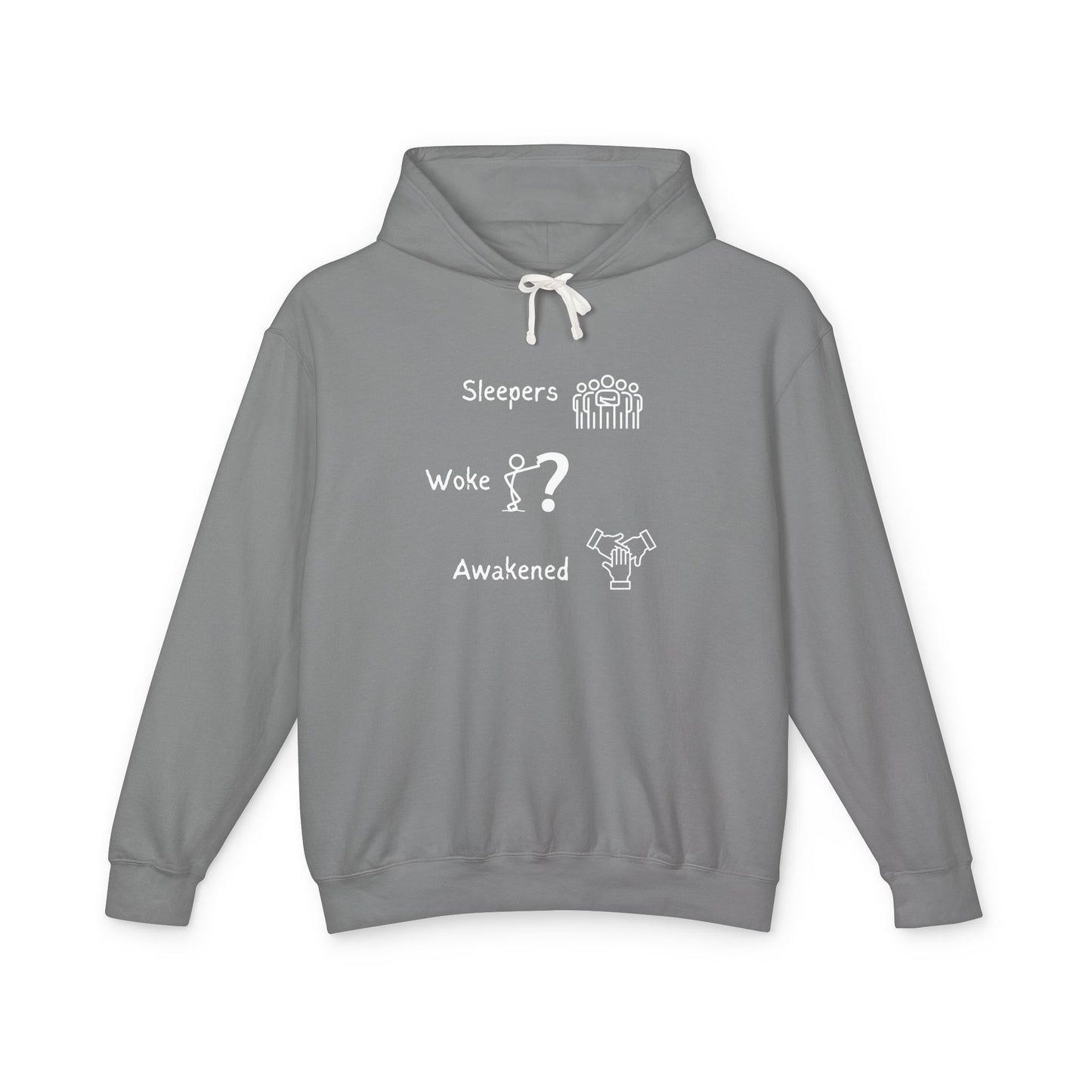 Awakened Stages Lightweight Unisex Hoodie – 100% Cotton
