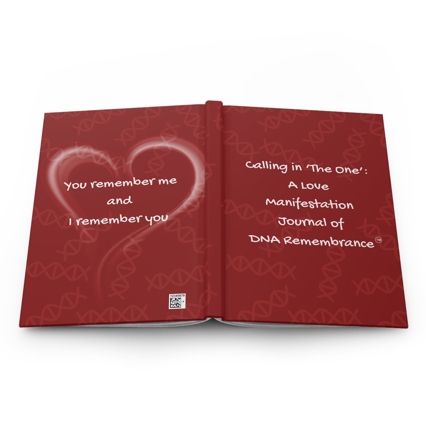 Calling In the One: Red Hardcover Manifestation Journal