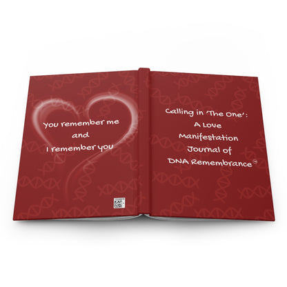 Calling In the One: Red Hardcover Manifestation Journal