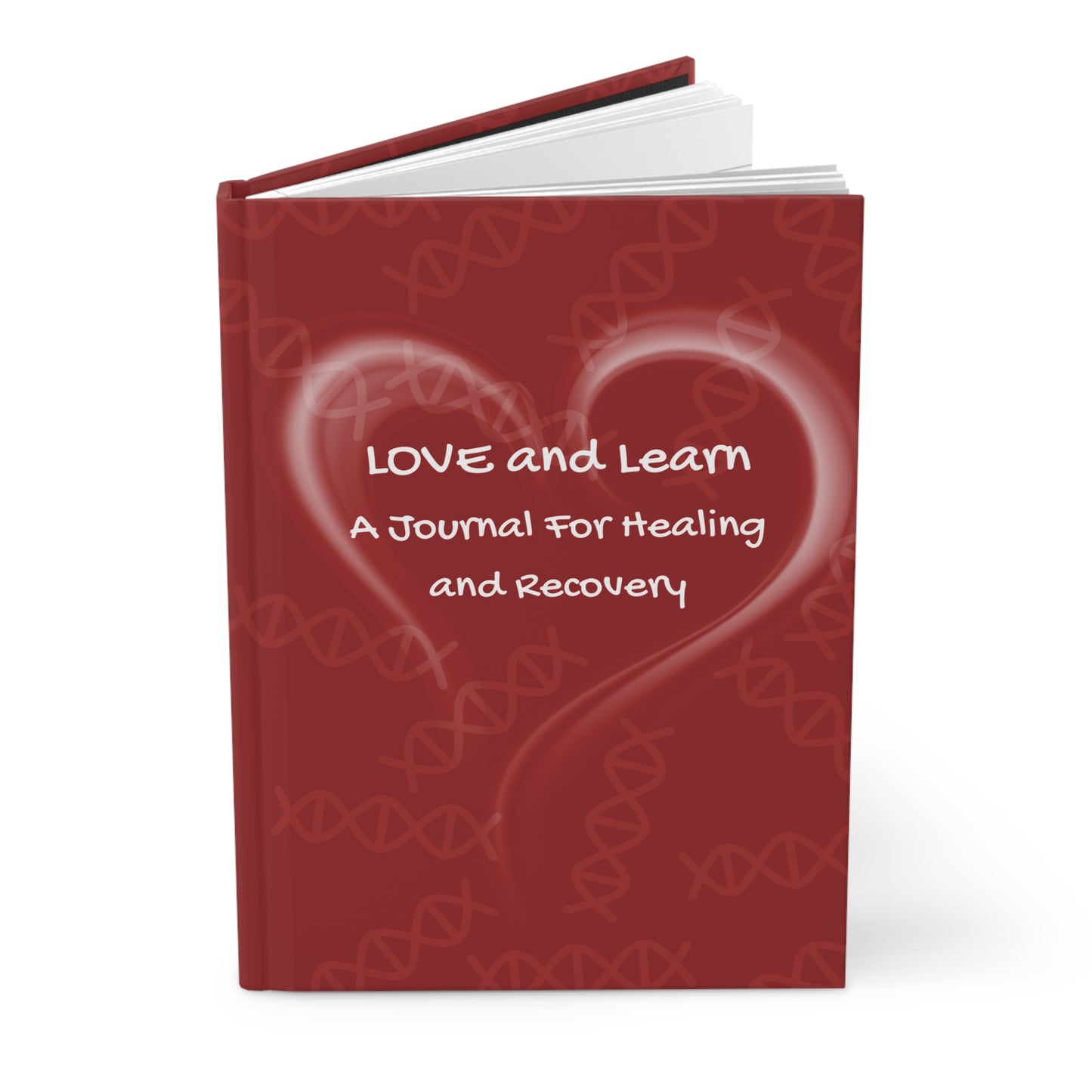 Love and Learn: Red Hardcover Journal